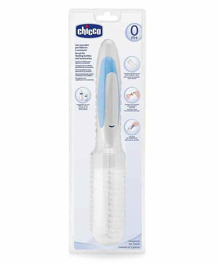 Chicco 3 In 1 Bottle Cleaning Brush - Littleshop
