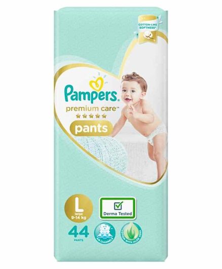 Pampers Premium Care Pant Style Diapers Large  44 Pieces  Littleshop