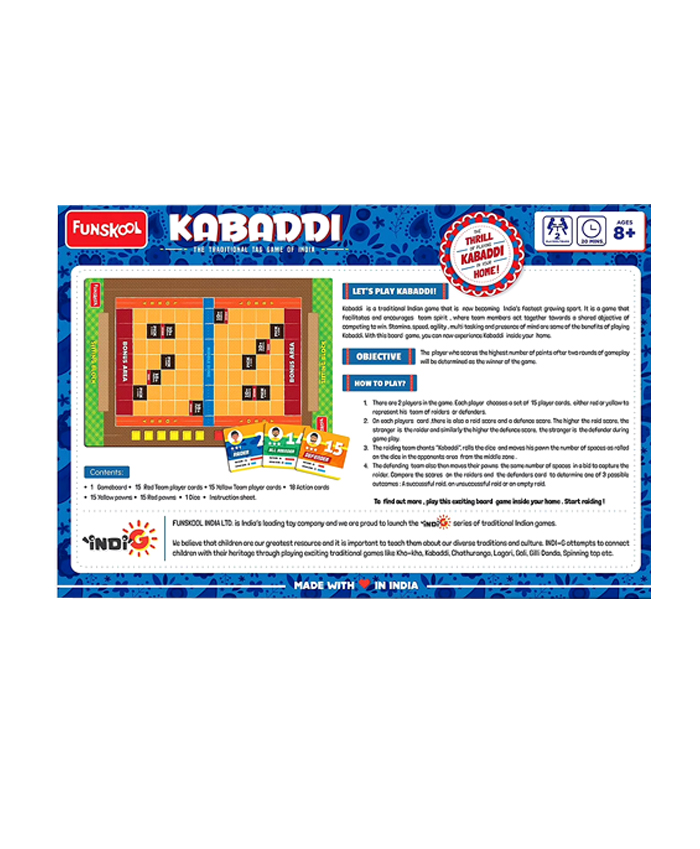 Buy Fusnkool Games Kabaddi  The Traditional tag Games of India